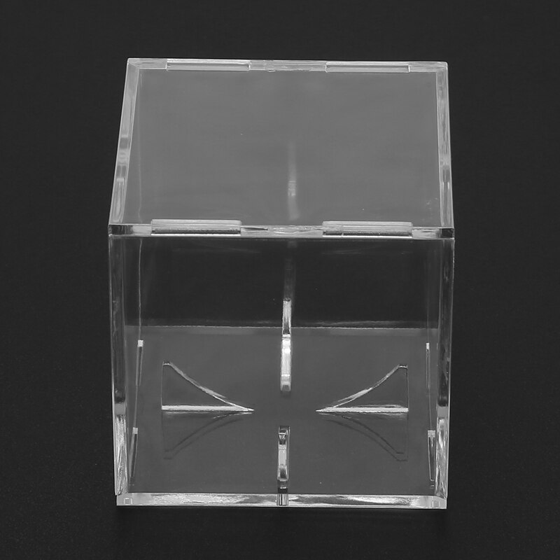 Transparente acrylbox (9 zoll) für baseball-, golf- und tennisbälle, ideal als souvenir-aufbewahrungsbox, uv-schutz und staubdicht.