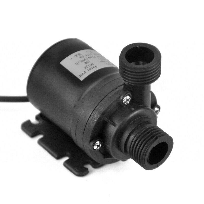 Brushless Water Pump 1/2 Inch Male Thread Centrifugal Submersible Pump 800L/H 210GPH 5M for Water Circulation System