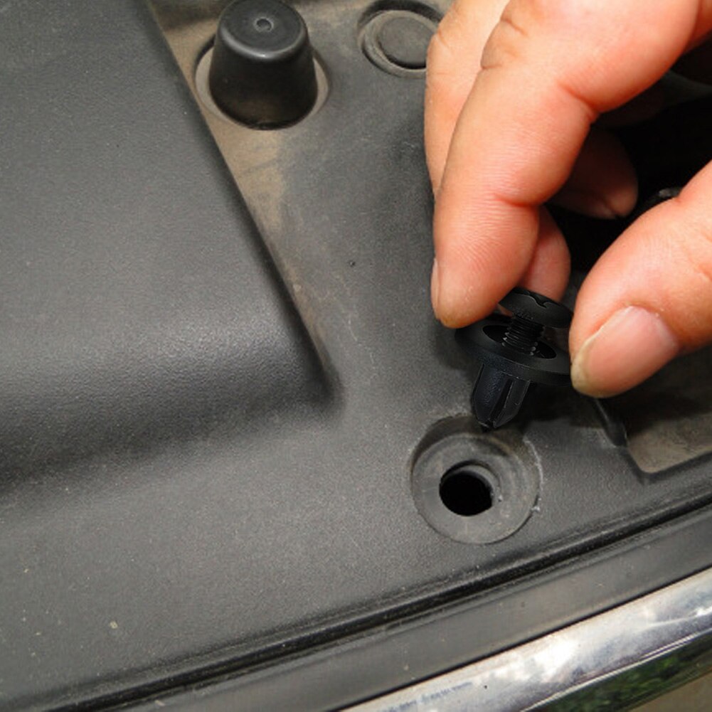 100Pcs Car Body Push Retainer Pin Rivet Bumper Door Trim Panel Retainer Fastener Kit Mixed Auto Fastener Clip Car Accessories