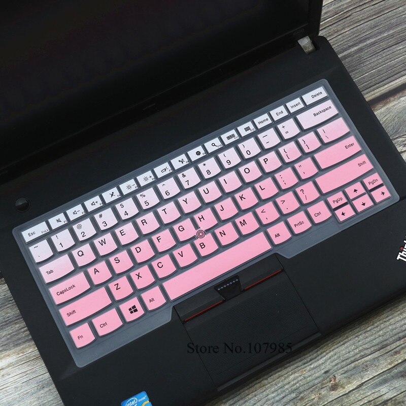 Laptop Keyboard Cover Skins For Lenovo Thinkpad X1 Carbon 14" , ThinkPad X1 Yoga Gen, S2, E465 E470 E470C 14 inch: GradualPink