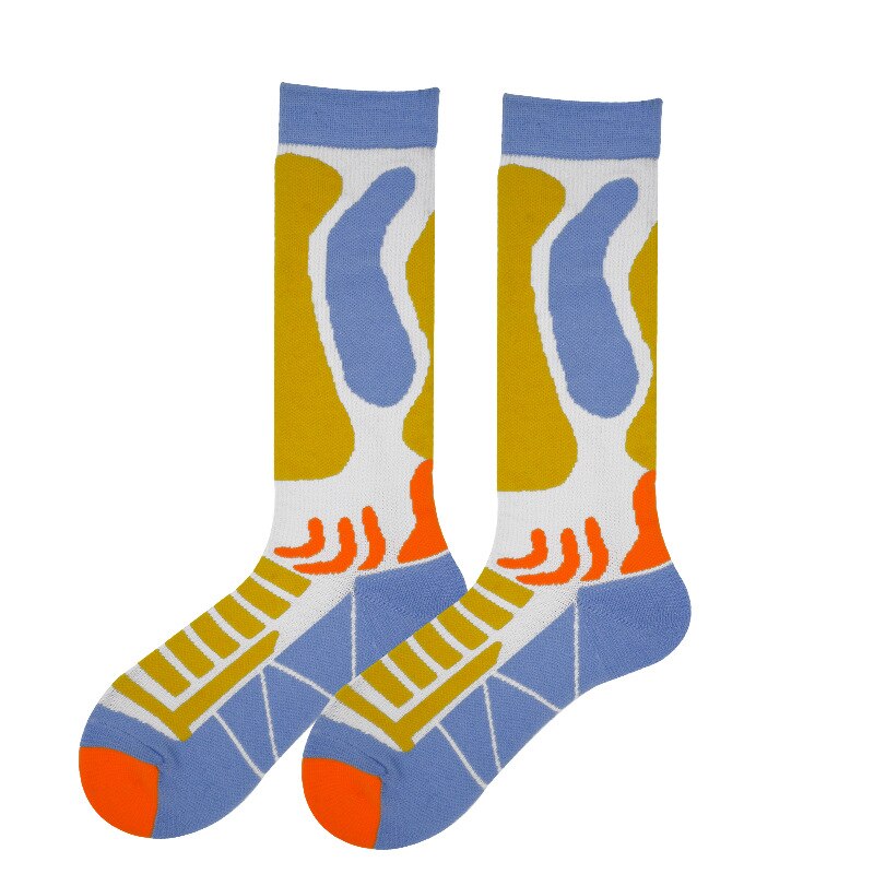 Wool Socks Outdoor Thickened Sports Ski Socks Long Tube Walking Warm And Breathable Quick Dry Socks Cycling Running Sports Socks