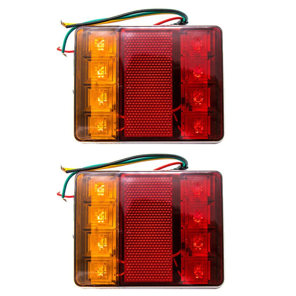 Parts Turn Signal Light Accessories Truck Trailer 8 LED 12V Waterproof