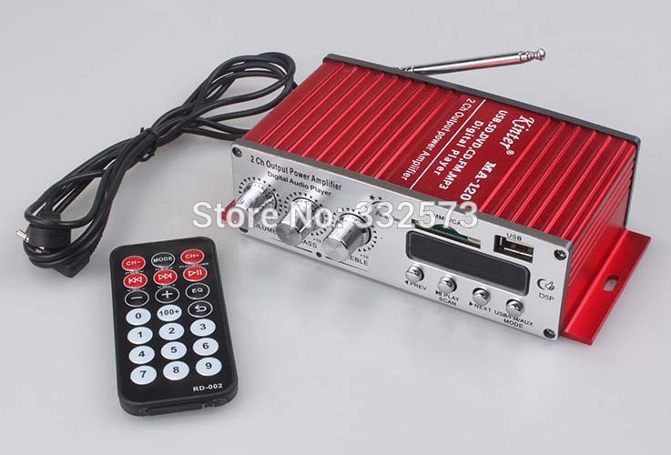 ¡NOVEDAD DE ! mini amplificador de potencia digital Kinter HI-FI MA-120 USB FM digital, pequeño amplificador de potencia, adaptador de potencia