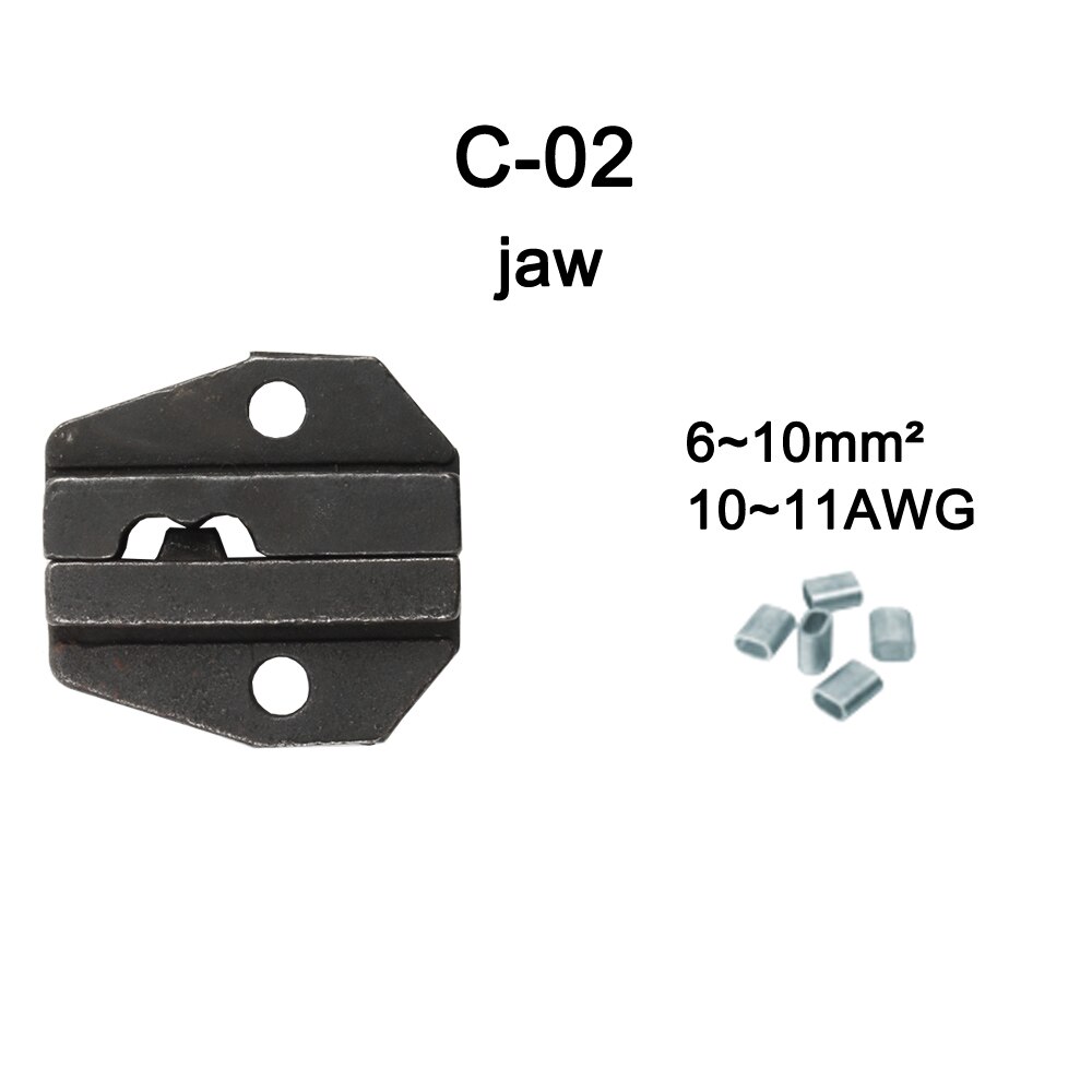 C04WFL C05H C02 C03B C03C C03D C04WF C02H C02H1 Die Sets for C CRIMPING PILER die sets plier modules jaws: C02