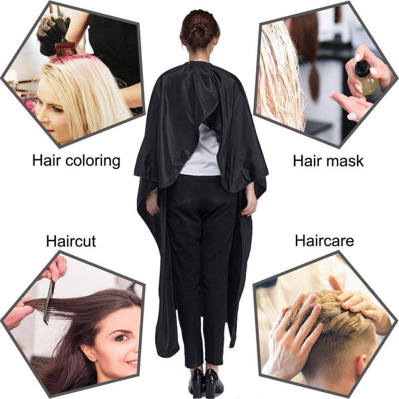 Perspective Haircut Cloth Hairdress Hair Cut Perm Waterproof Non-stick Hair Clot Kids Adult Salon Hairdressing Cape Hairdresser
