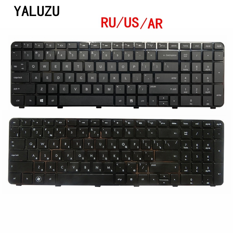 Ru/Us/Ar Voor Hp Pavilion DV7-6100 DV7-6200 DV7-6000 Dv7-6152er Hpmh-634016-251 639396-251 634016-251 Russische laptop Toetsenbord
