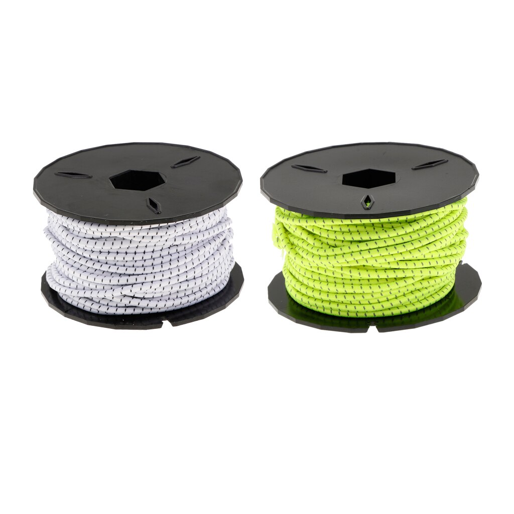 2 stuks elastische bungee-koorden voor zware toepassingen, marine bungee-schokkoord, marine boot vastbindkoord, spankoord, rolkoord