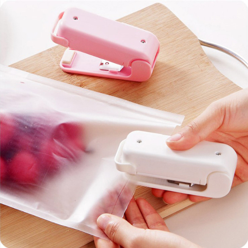 Sealer Voedsel Plastic Verpakking Opbergtas Warmte Sealer Sealer Eten Saver Mini Draagbare Warmte Sealer Food Vacuum Sealer