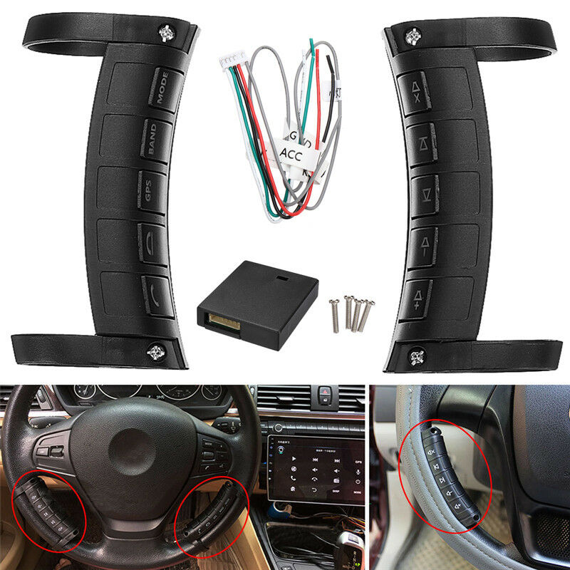 thumbnail: Universele Auto Stuurwiel Hoorn Knop - Zwarte Metalen Upgrade Voor Je Auto