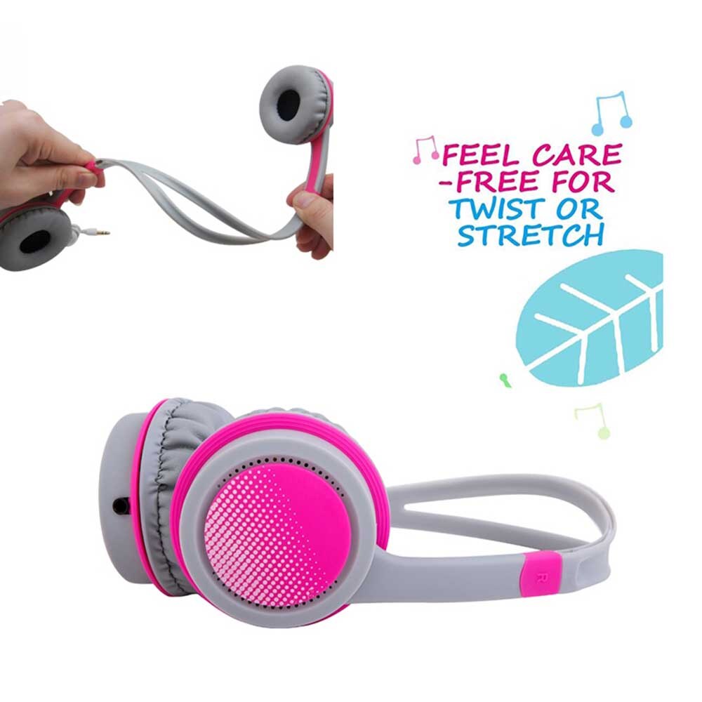 Flickor söta trådbundna hörlurar godis svart gul rosa hörlurar headset barn hörlurar för xiaomi  mp3 smartphone baby hörlurar