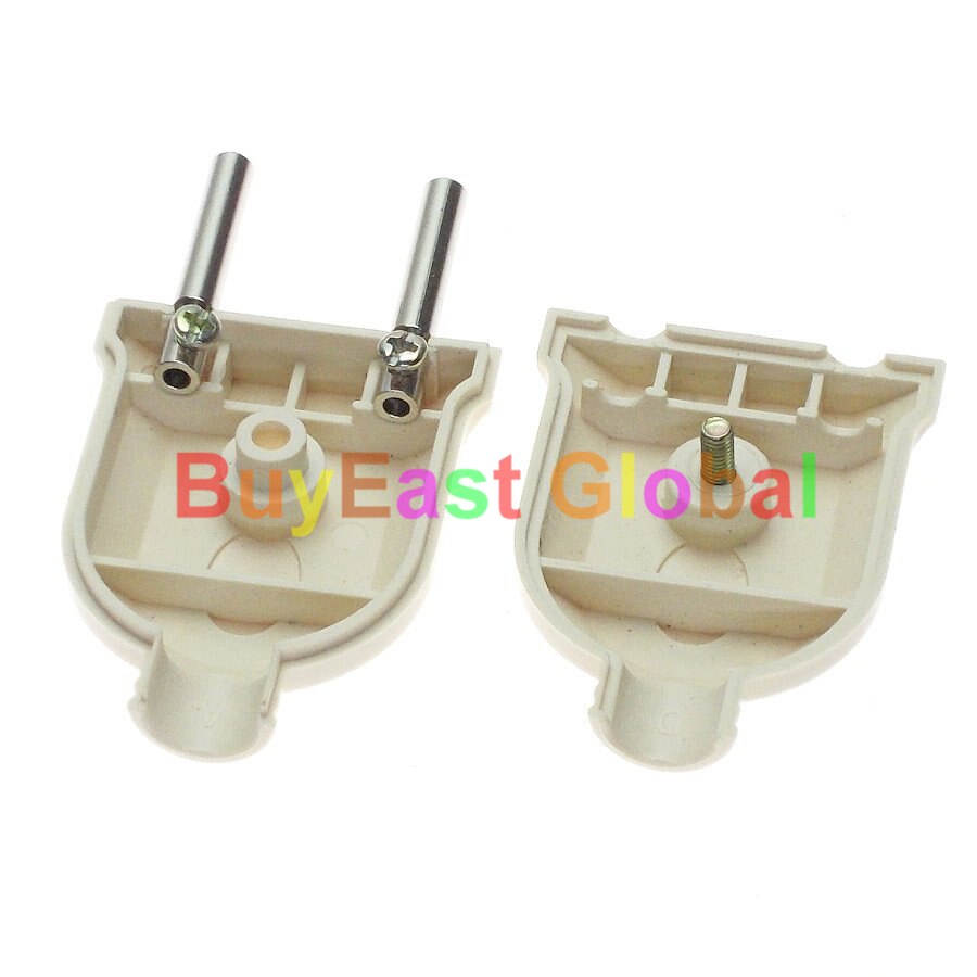 (Lot 10) EU European EU Type C DIY Rewireable Power Plug AC 250V 10A