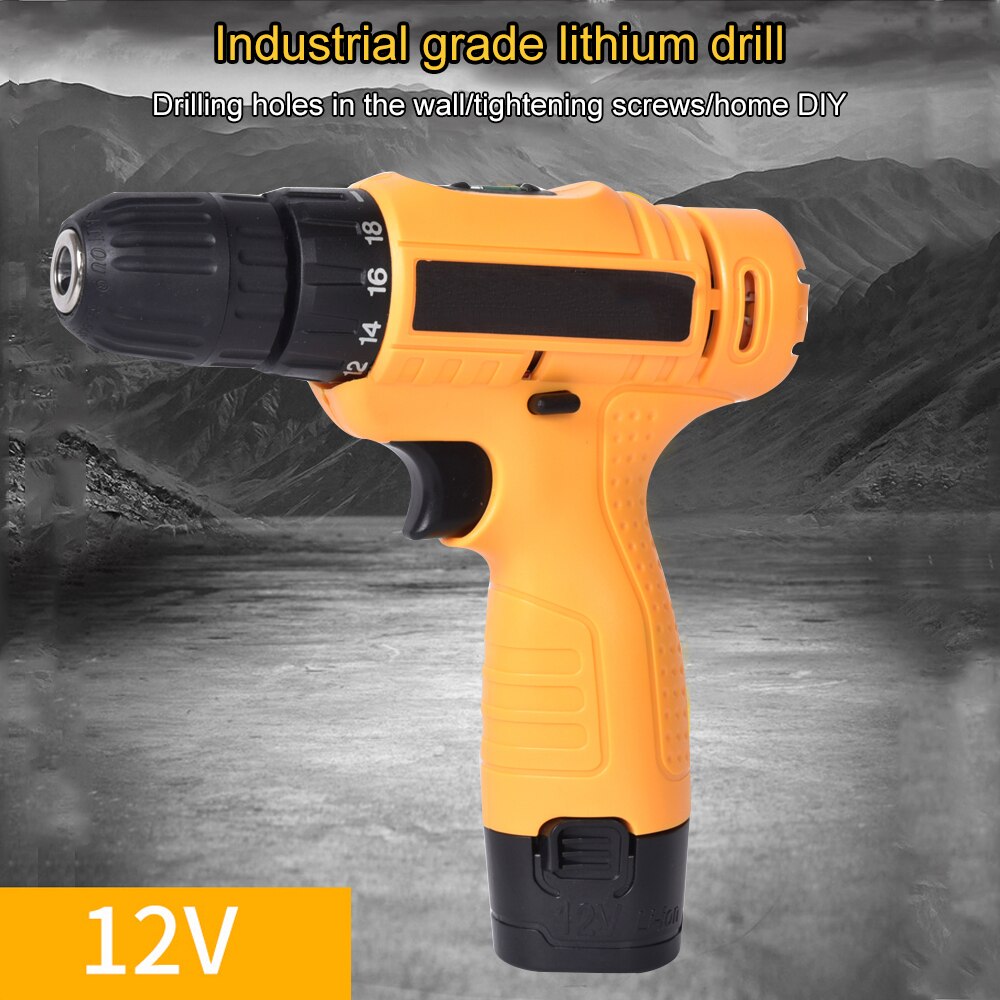 Electric drill Electric screwdriver Rechargeable screwdriver Multifunctional rechargeable electric drill Wood iron tile