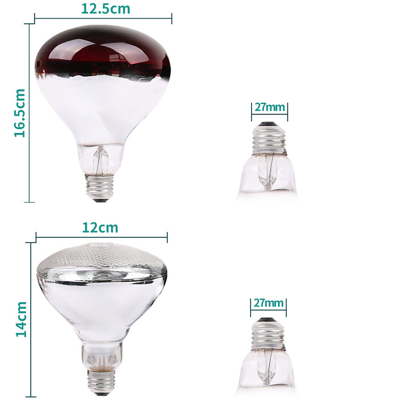 Lampe chauffante pour volaille, 220V, rayon infrarouge, conservation thermique, service de chauffage pour reptile, botanique, amphibien, animal de compagnie, bétail