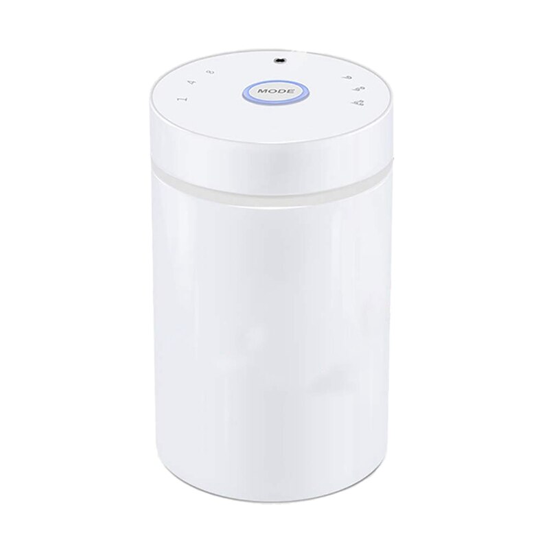 Difusor nebulizador de aromaterapia de aceite esencial con pilas sin agua para viaje en casa u oficina (enchufe estadounidense): Default Title