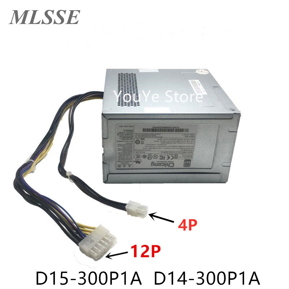 Alimentation d&#39;origine pour Acer 430 630 730 B10 E500 7500 12 broches 300W D15-300P1A D14-300P1A PE-3221-1 D15-220P1A PS-4301-01