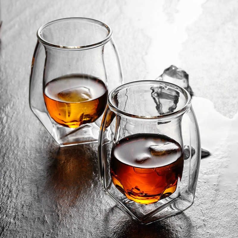 Scotch double wall whiskey glass best winemaster rum XO Chivas Regal Vodka Bar Club drink whisky