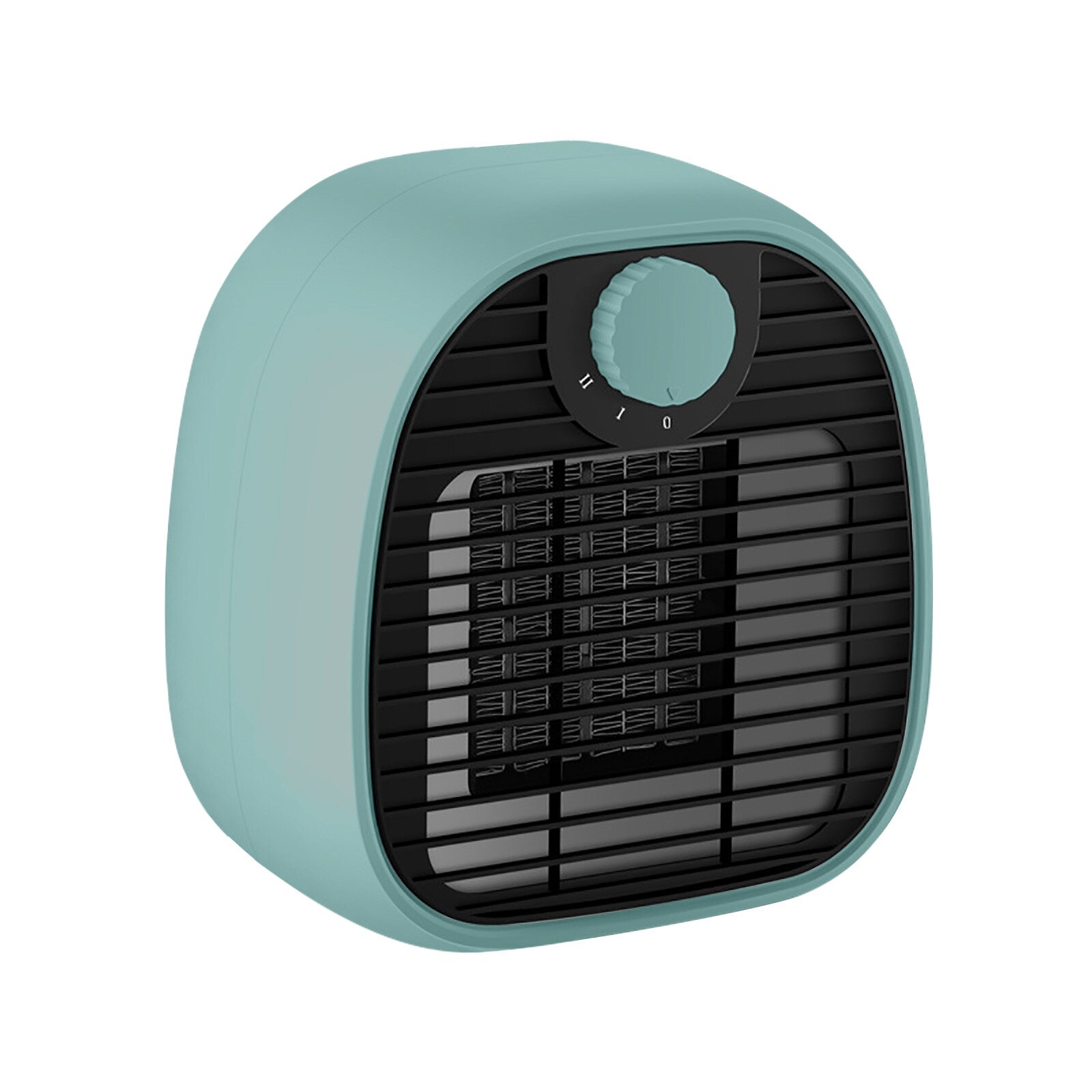 Aquecedor elétrico 1000w portátil mini desktop warme aquecedor ventilador de inverno quente para o carro escritório em casa cerâmica calor rápido acessível super silencioso: green / US Plug