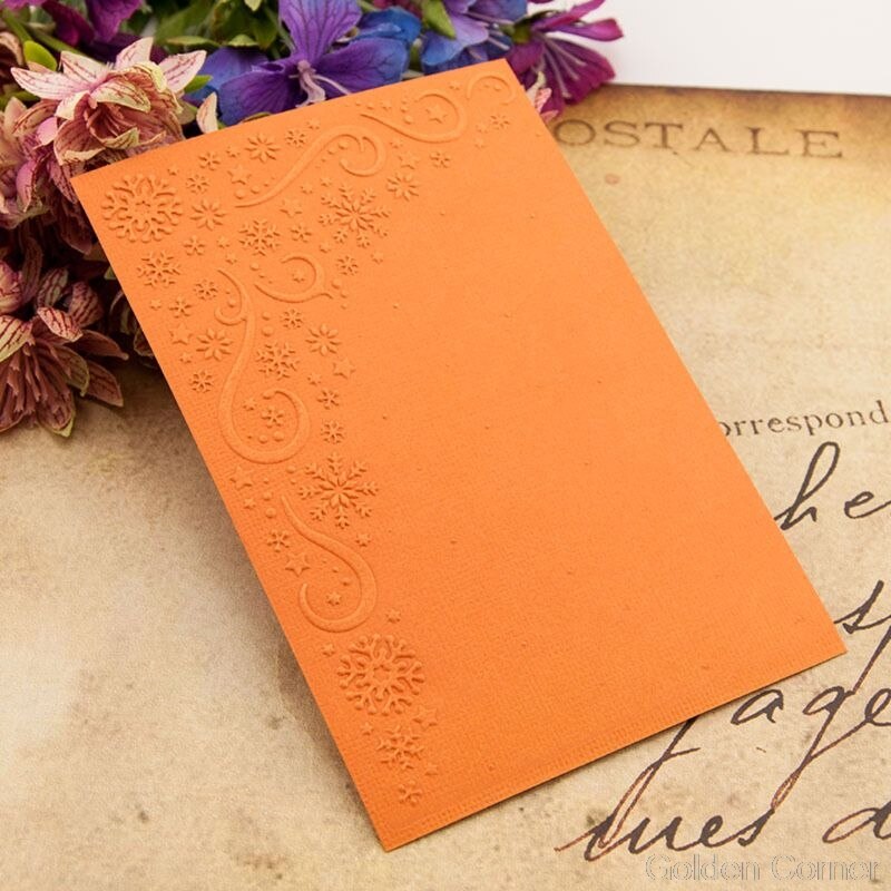 Plastic Embossing Folder Template DIY Scrapbook Photo Album Card Making Decoration Crafts Snowflake S25 20