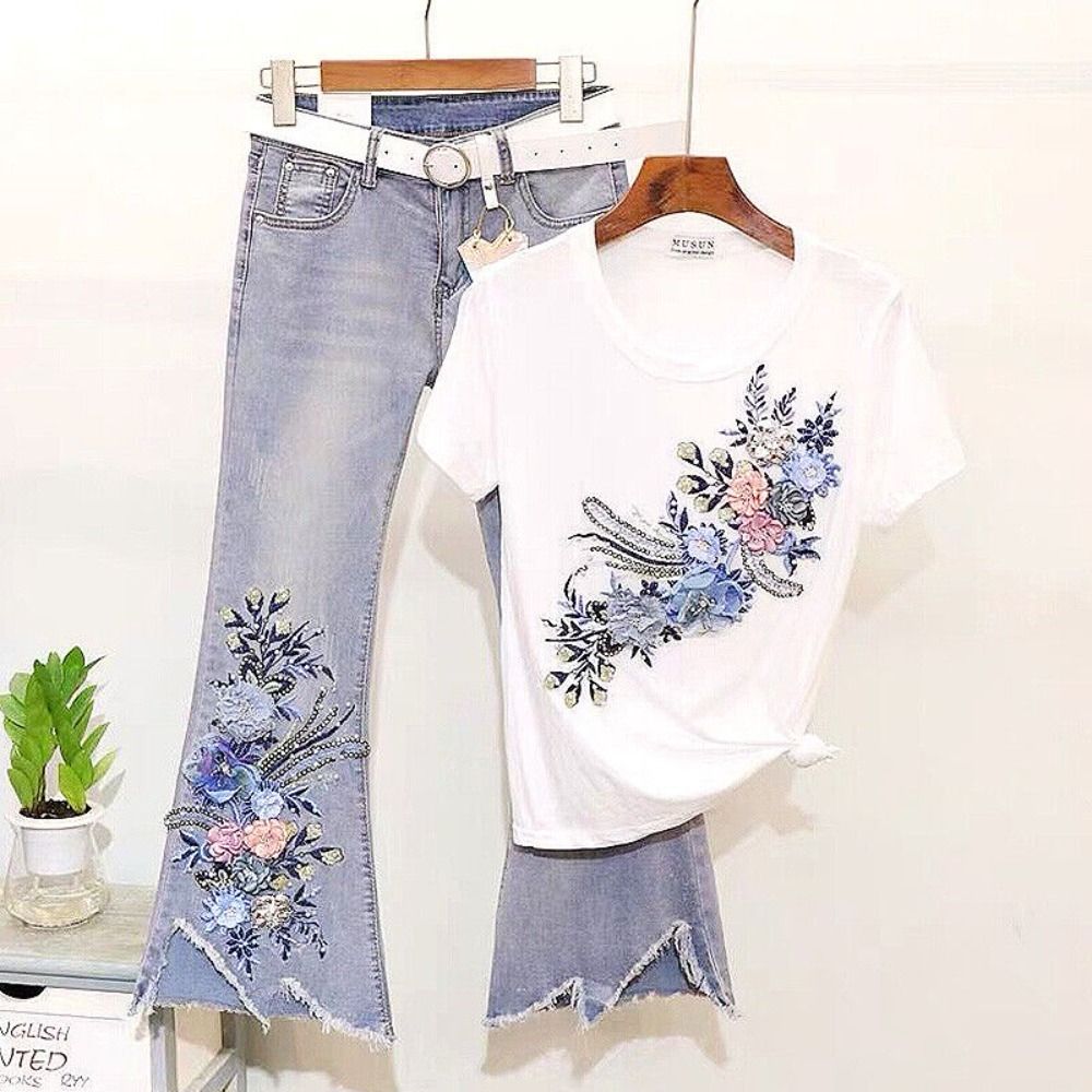 Polyesternett broderi blomster blondere lapp sy klesdekorasjon brodert stoff klistremerker gjør-det-selv broderilapp klær