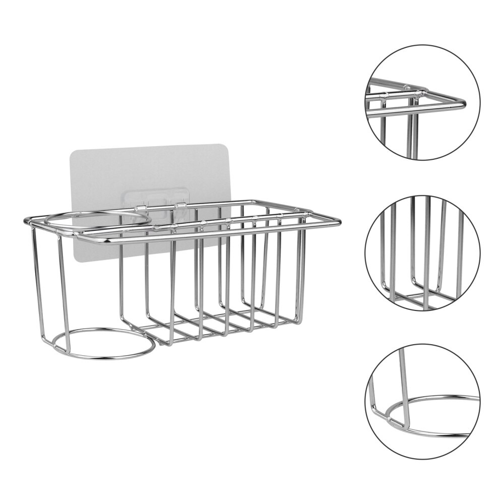 1pc Rag Sponge Storage Rack Stainless Steel Basket... – Vicedeal