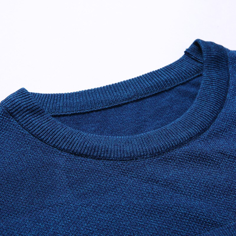 Klassisk strikket genser herre genser varme stripete gensere vinter strikke klær sueter hombre casual camisa masculina