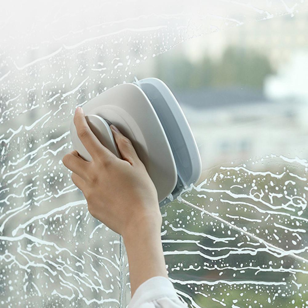 Dobbeltsidet magnetisk vinduesglasrengøringsmagnet børste tørre børste til vask af vinduesglas rengøringsbørster