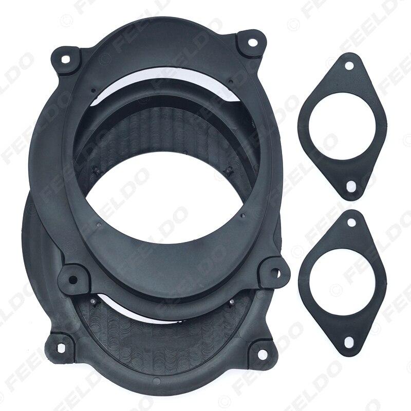 Feeldo bilstereo högtalare distansmatta för toyota camry & tacoma change 6 x 9 "  to 6.5 " främre högtalaradapter distansringkuddar #6032