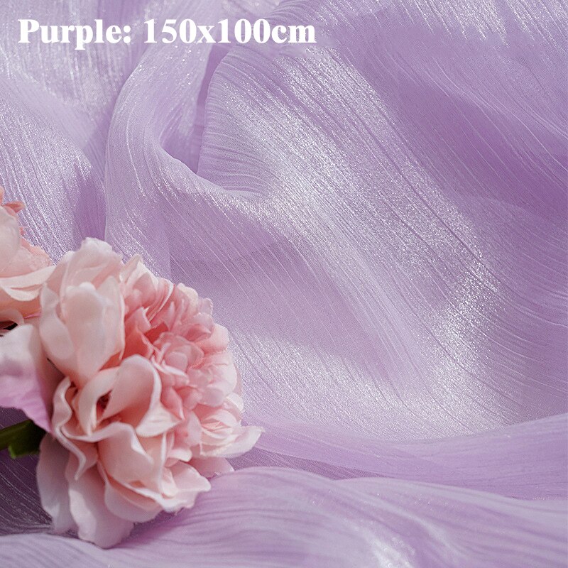 Bright Lines Tulle Cloth Photography Backdrops Gauze Studio Take Pictures Props Fotografia Photo Shooting for Cosmetic Jewelry: Purple 150x100cm