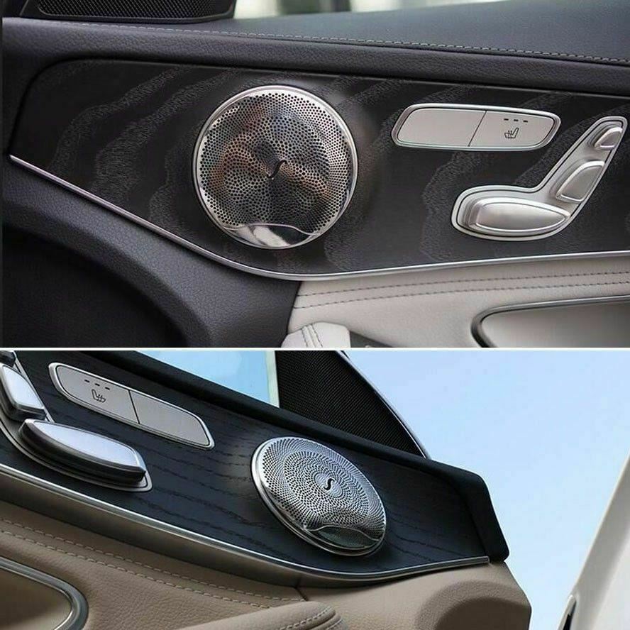 For Mercedes Benz Burmester Speaker Cover Set 4 Pieces