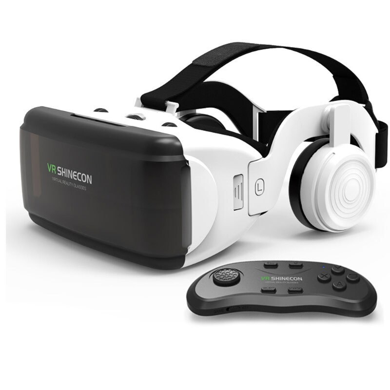 Mini VR originale realtà virtuale scatola di occhiali 3D Stereo VR -Google cartone Smartp cuffia casco per-ios-Smartphone Android, B: GEB1