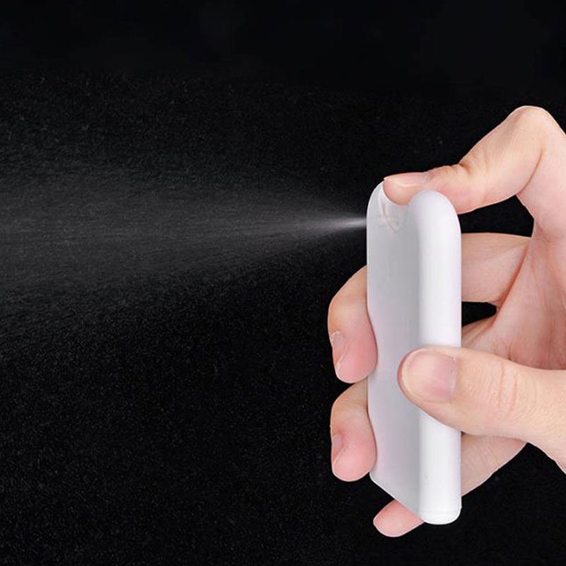 20ml plast spray parfym box kort fuktgivande parfym spray flaska påfyllningsbar