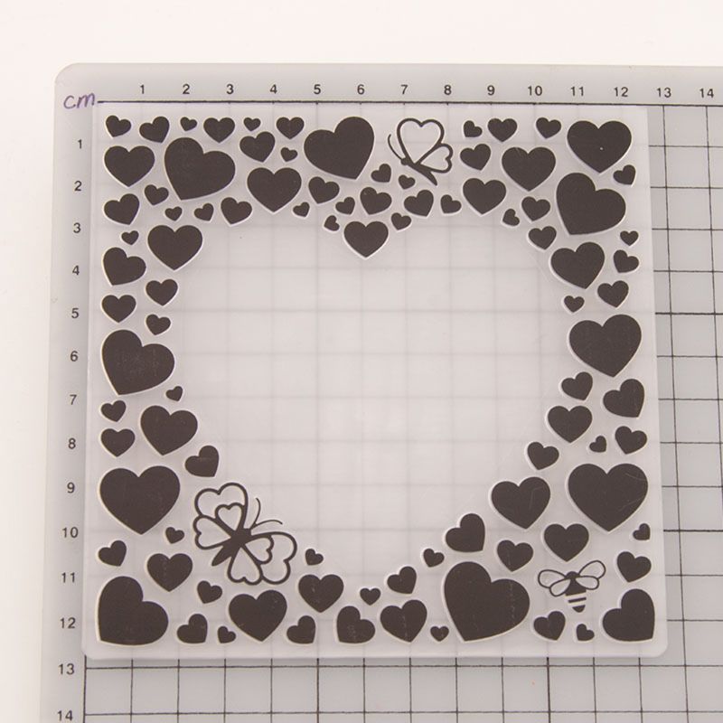 DIY Scrapbooking Embossing Folder Template - Plastic Flower Design For Cards & Albums - View #11