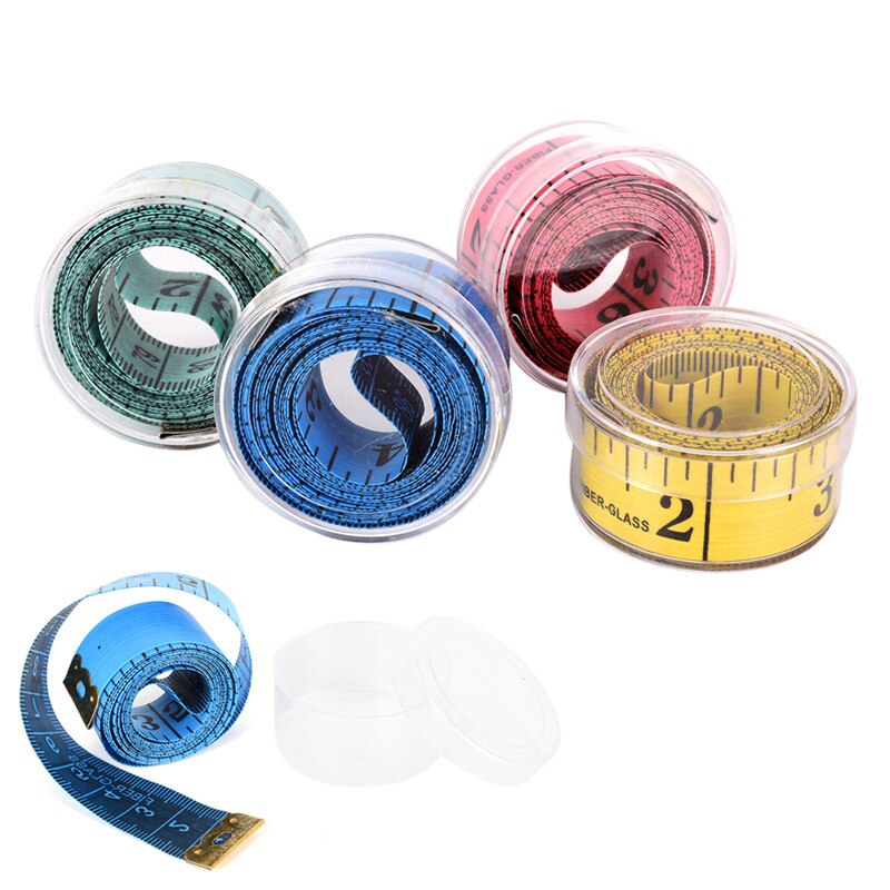 Regla de medición corporal de 1,5 M /3M, cinta métrica de costura a medida, Mini regla plana suave, centímetro, cinta métrica de costura: random 1.5m
