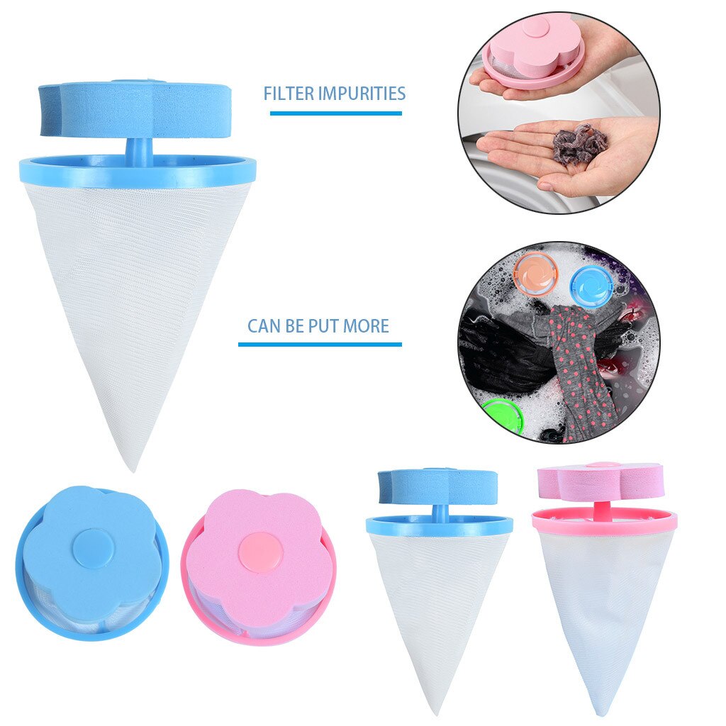Washing Machine Lint Filter Bag Floating Pet Fur Catcher Filtering Hair Removal Device Wool Cleaning Supplies Laundry tool
