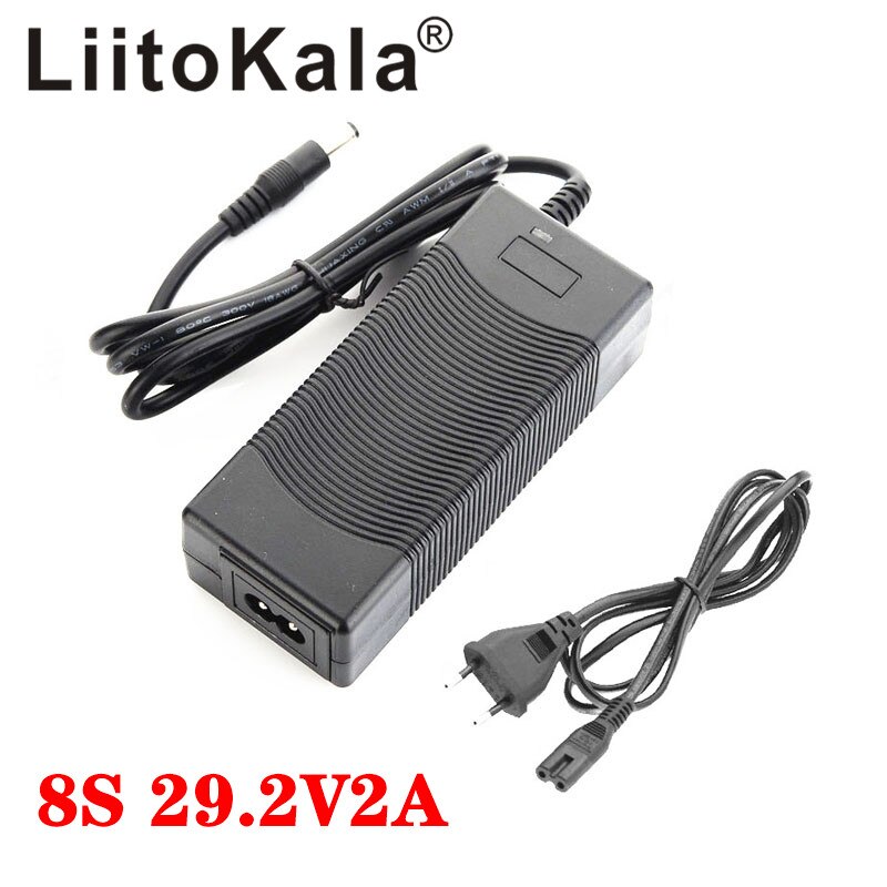 Liitokala 24v laturi 8s 29.2v 2a laturi 29.2v 4a lifepo 4 akkulaturi rca portti 8s 24v lifepo 4 akulle