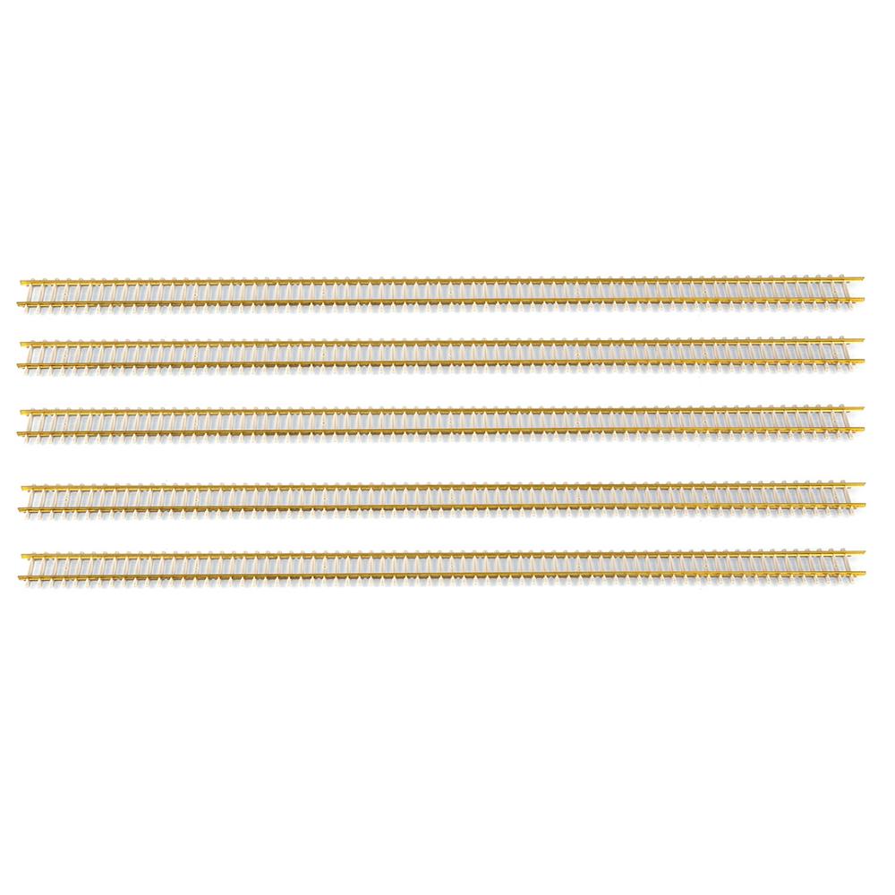 Surwish 5Pcs 50Cm 1:87 Schaal Buigbare Beton Slaper Trein Spoor Decor Ho Schaalmodel Trein Accessoires