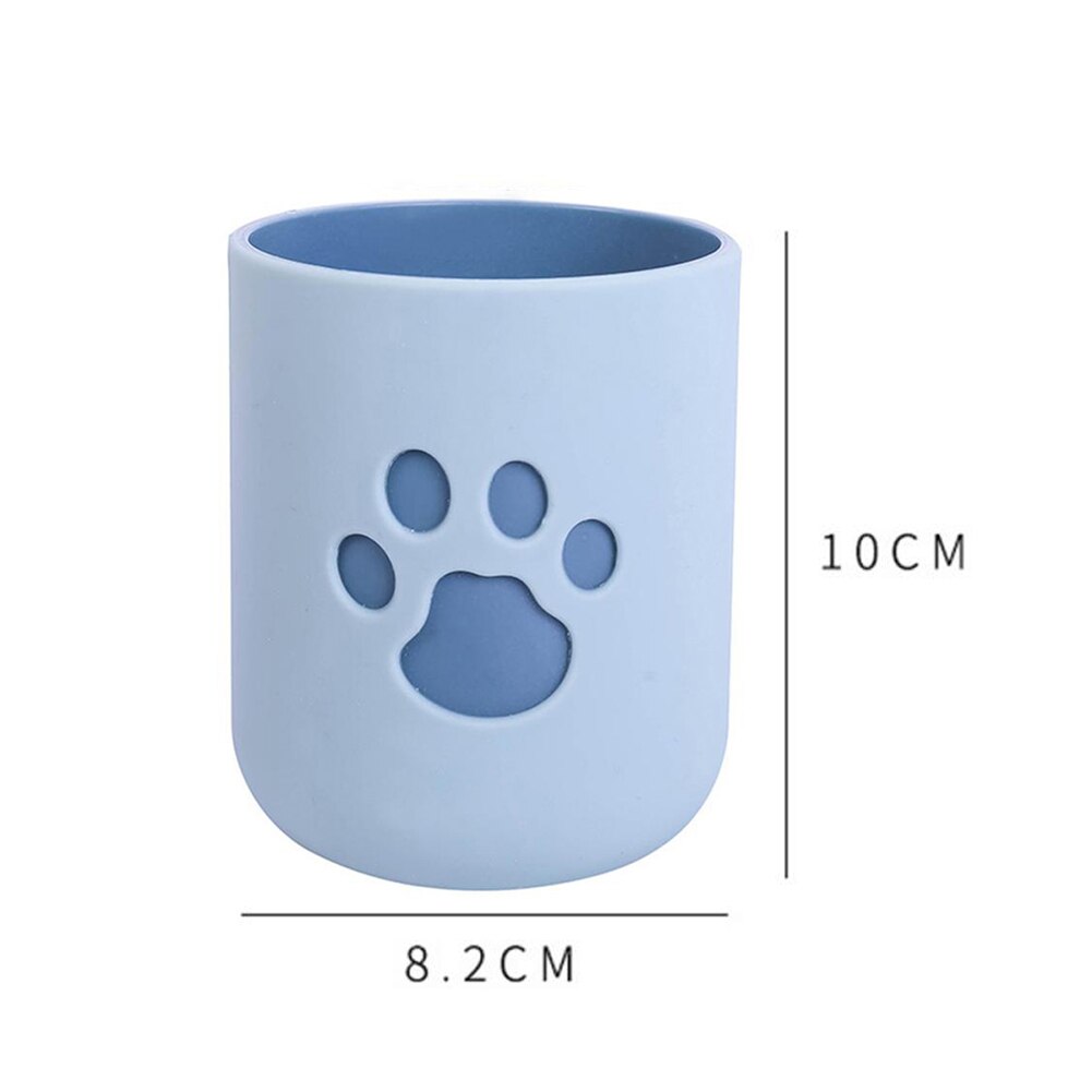 Tandenborstel beker bescherming pp cartoon kattenklauw bedrukt wasbeker borstelhouder badkameraccessoires