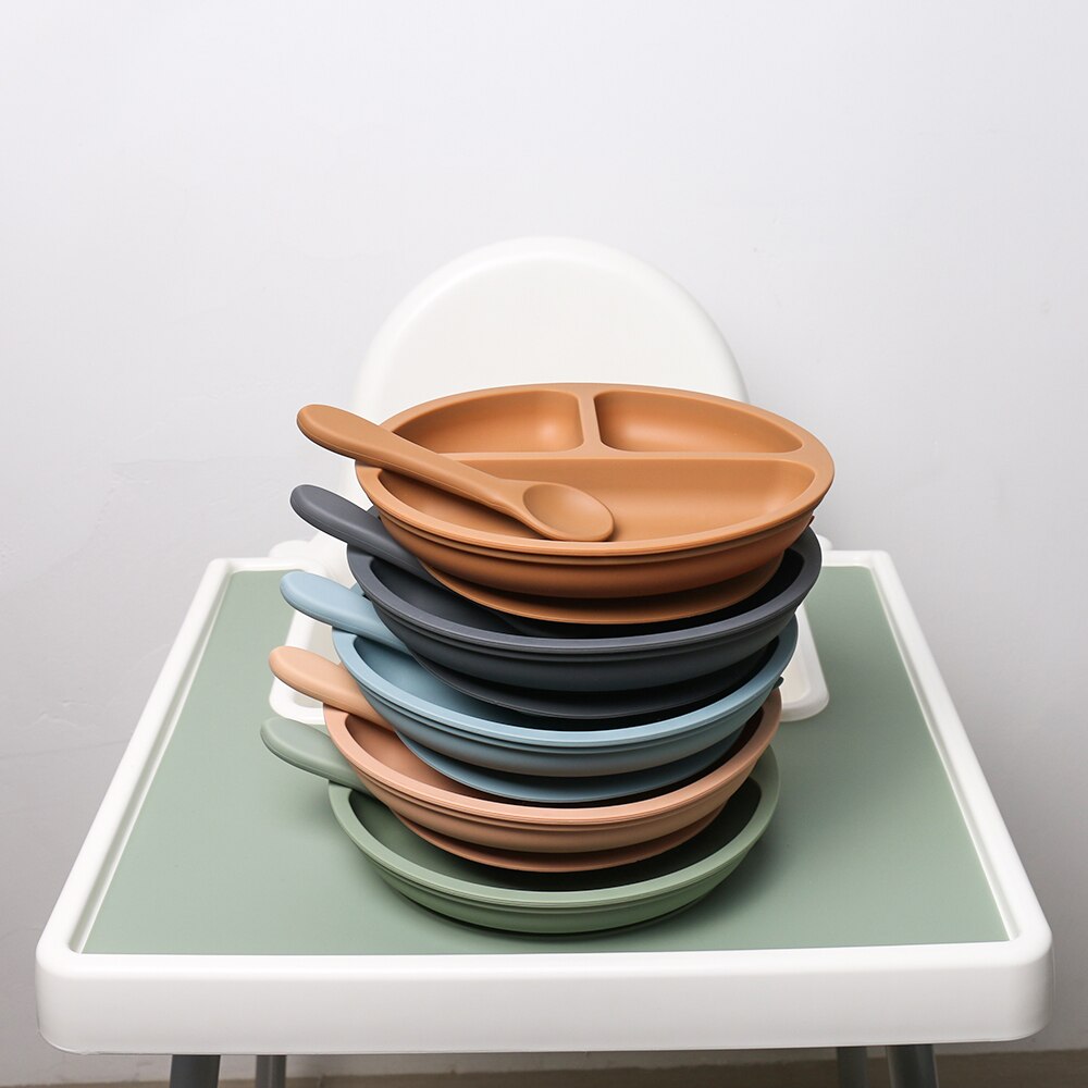 Silicon Foldable Food Feeding Baby Mat Foldable Baby Play Mat