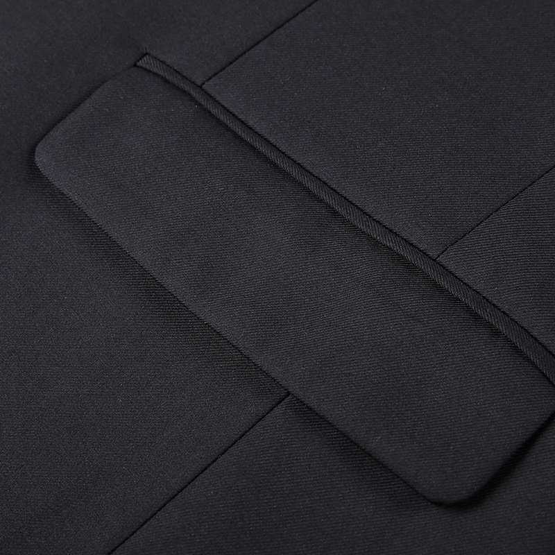 Mannen Twee Knoppen Pakken Slim Fit Gentlemens Mode Pakken Werken Uniform Set Bruidegom Jurk Past FS-117