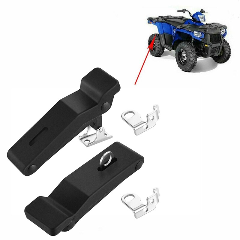 Loquet De Rangement Avant En Caoutchouc Pour Polaris Sportsman 500, 550, 800, 850, 1000 - Pièce De Rechange OE 2877447 - Noir
