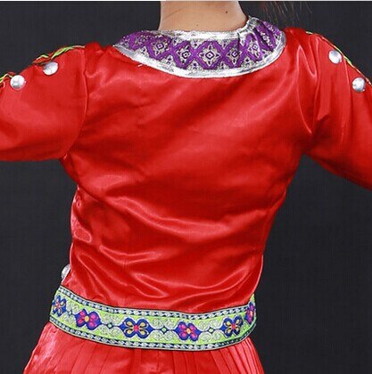 Femmes Hmong Miao vêtements ancienne danse traditionnelle chinois robe de danse folklorique grande taille Miao Hmong vêtements costumes de scène