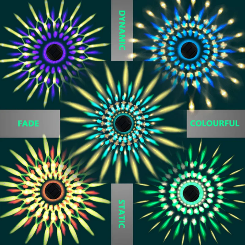 Solar Outdoor Lights Garden Lamps Powered Waterproof Landscape Path for Yard Backyard Lawn Patio Decorative LED Lighting