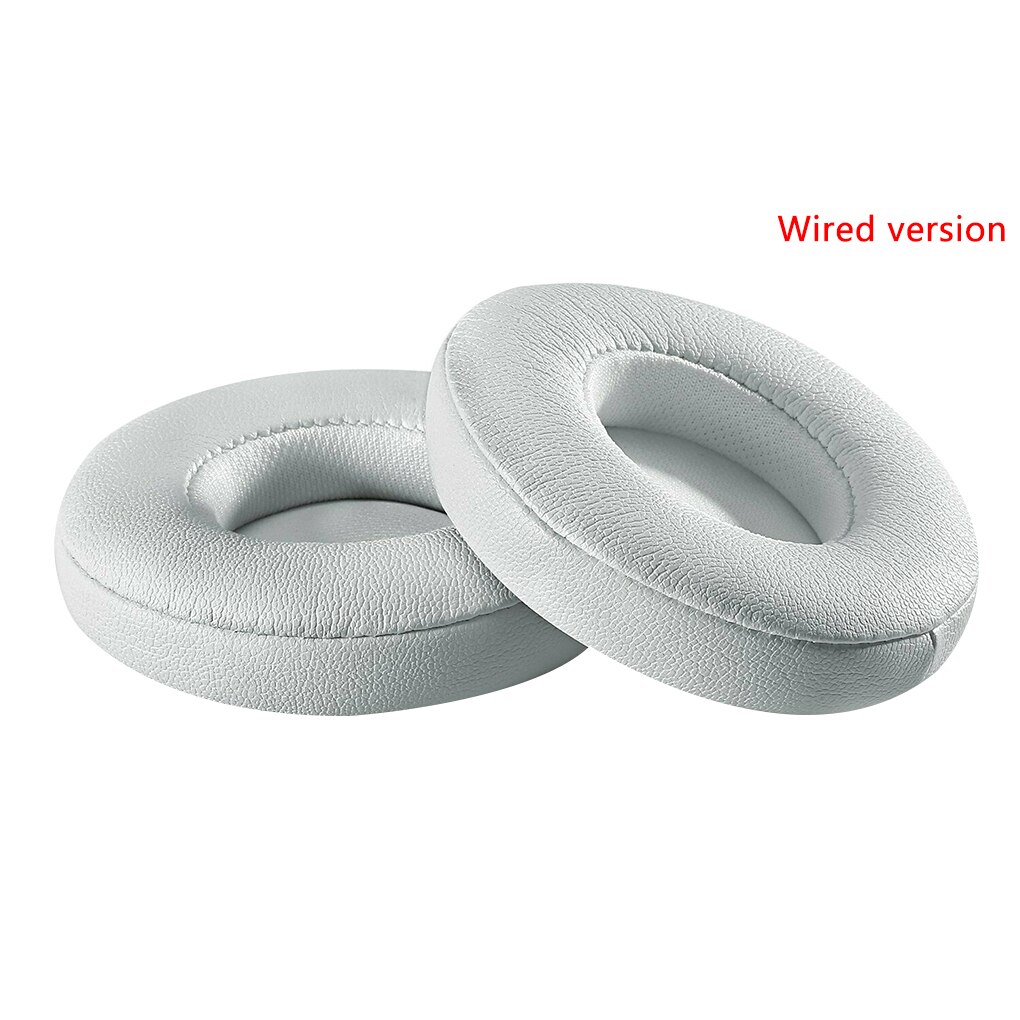 Proteinlæder memory foam ørepuder erstatning for beats solo 2/3 hovedtelefon ørepude bluetooth type kablet/bluetooth version: 6