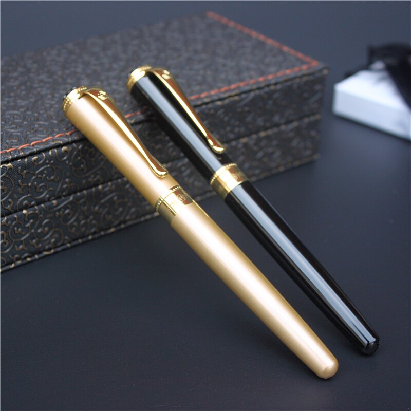 Hero High-end vulpen Iridium pen tip gouden pen clip Gratis carving zegen tekst