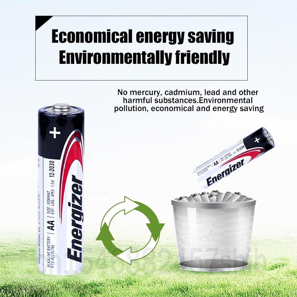 4pcs Original Energizer 1.5V AA LR6 Alkaline Battery For Toy Remote Control Camera Mouse LED Flashlights 2A Dry Primary Batteria