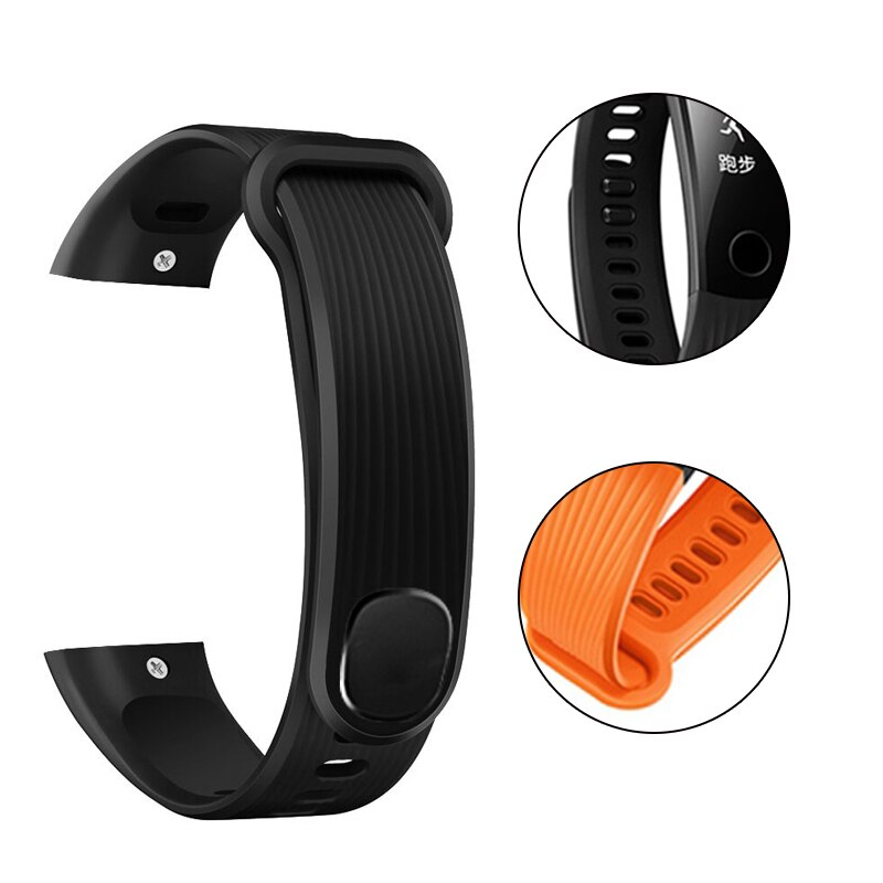 Silikon Riemen Für Huawei Honor Band 3 Smart Uhr Band Smart Sport Armband Ersatz strap Zubehör Für Honor band 3