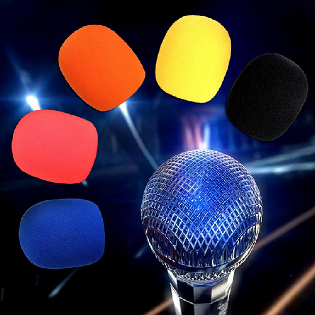 5 Colors Thicken Microphone Foam Mic Cover WindScreen Protective Soft Sponge Microphone Cap Windscreen Sponge Foam Mic Cover