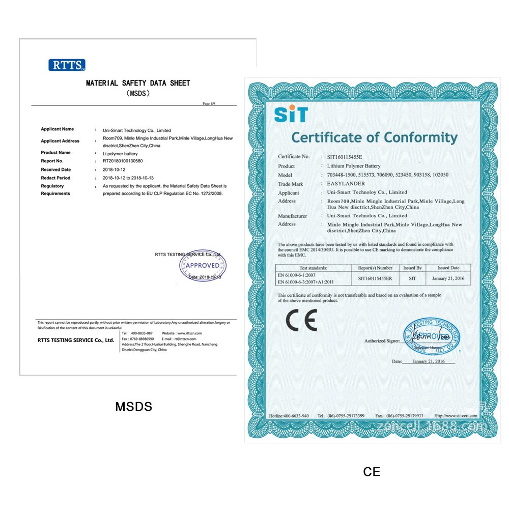 3 thread 523450 3.7V,1100mAH,PLIB; polymer lithium ion / Li-ion battery for GPS,mp3,mp4,mp5,dvd,bluetooth,model toy