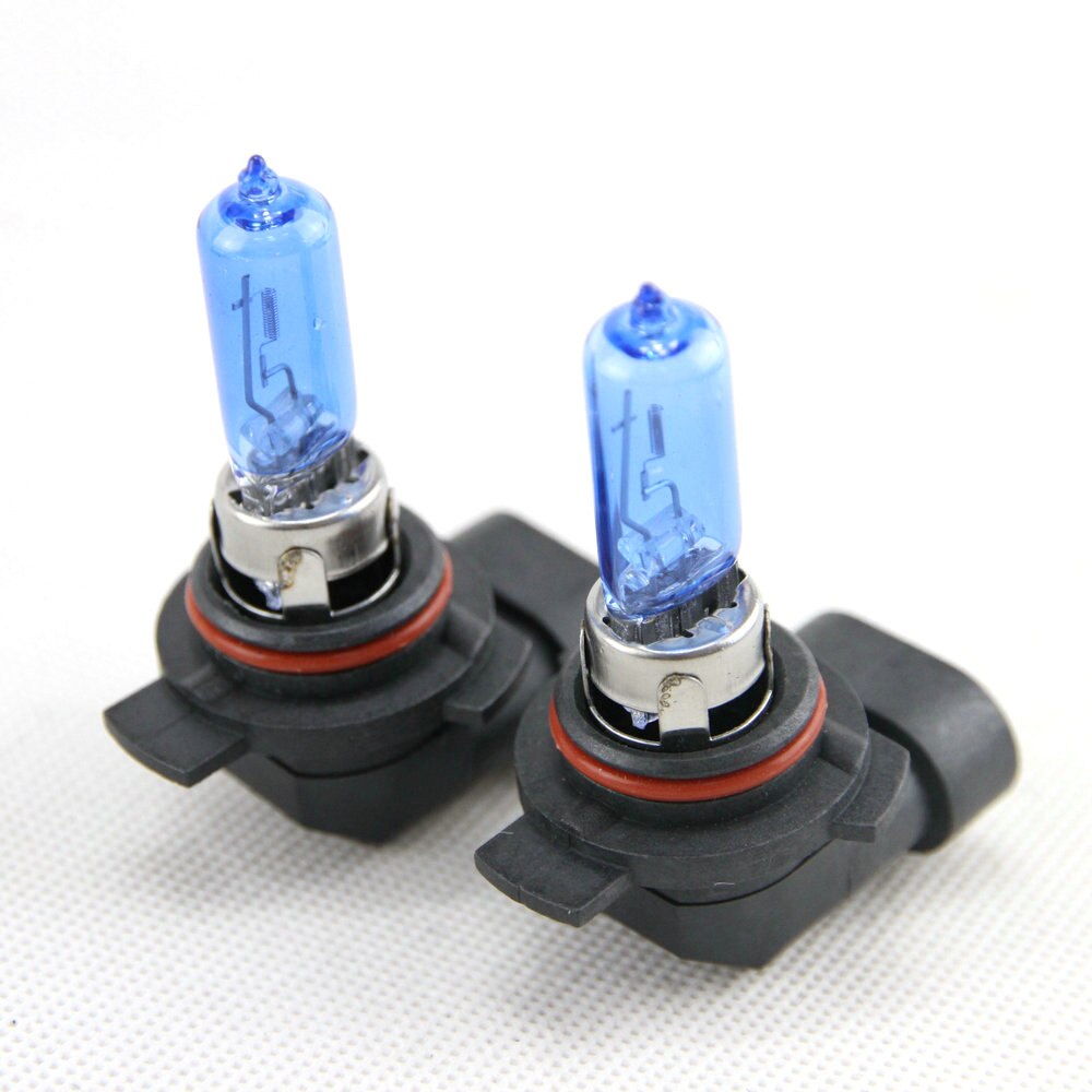 2x 9012 12V 55W Halogen Headlight Bulb with Quartz Glass High Wattage 6500K White 9012 LL HIR2 HIR PX22d Bulbs Lamp