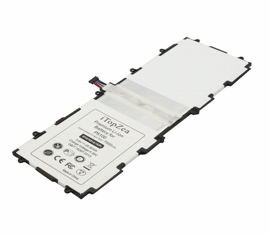 Itopzea 1Pcs 7000Mah SP3676B1A(1S2P) vervangende Batterij Voor Samsung Galaxy Tablet Tab 2 Opmerking 10.1 P5100 P5110 P7500 P7510 N8000